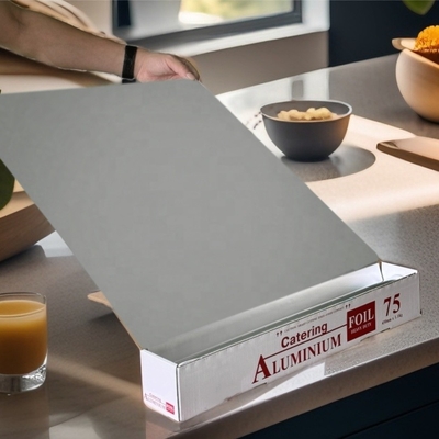 Rollo de papel de aluminio para el hogar portátil de grado alimenticio para hornear