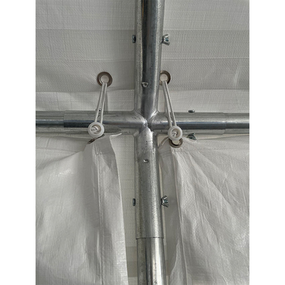 Tienda de bodas de aluminio con techo transparente para aparcamiento y celebraciones al aire libre