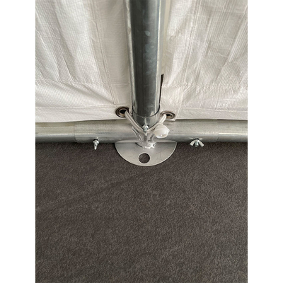 Tienda de bodas de aluminio con techo transparente para aparcamiento y celebraciones al aire libre