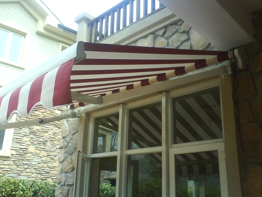 Toldo de sombrilla totalmente abierto en poliéster con colores personalizados y material de vela