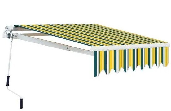 Toldo de sombrilla totalmente abierto en poliéster con colores personalizados y material de vela