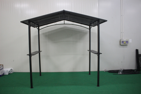 Pavilión de marco metálico impermeable Gazebo para jardín al aire libre espacio de lujo