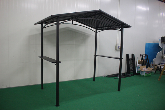 Pavilión de marco metálico impermeable Gazebo para jardín al aire libre espacio de lujo