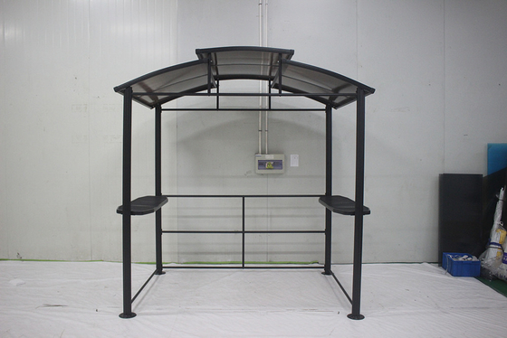 Tienda de pabellón plegable para barbacoa, parrillado y refugio al aire libre Canopy 2.36*1.52*2.36M barbacoa