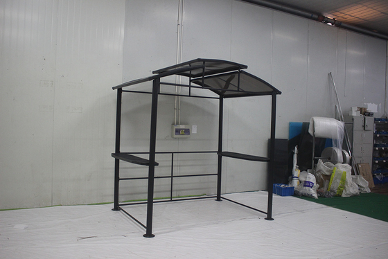 Tienda de pabellón plegable para barbacoa, parrillado y refugio al aire libre Canopy 2.36*1.52*2.36M barbacoa