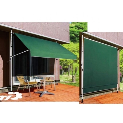 2.5 * 1.2m Tipo de columnas Toldo para patio exterior Canopy jardín sombreador de aluminio de aleación de aluminio