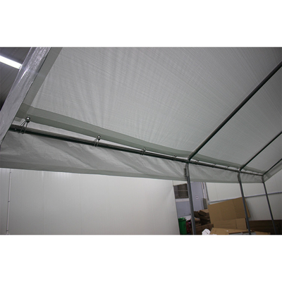 Tienda de fiesta de aluminio blanco grande exterior CP004 con acabado de vela sin revestimiento