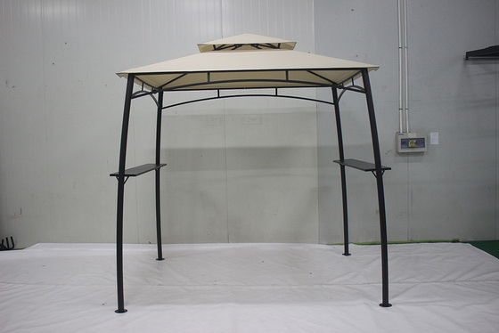 Cuadro de metal personalizable Jardín barbacoa parrilla Gazebo para entretenimiento al aire libre