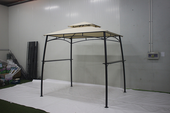 Cuadro de metal personalizable Jardín barbacoa parrilla Gazebo para entretenimiento al aire libre