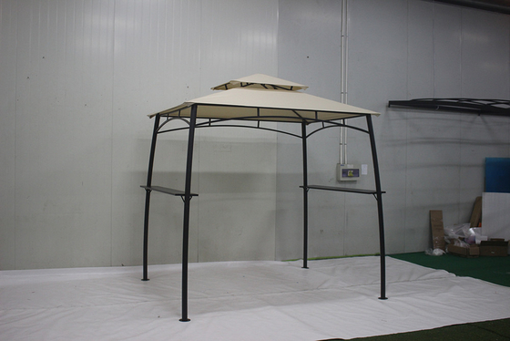 Cuadro de metal personalizable Jardín barbacoa parrilla Gazebo para entretenimiento al aire libre