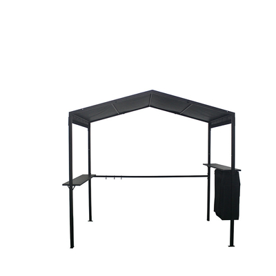 2.3*1.5*2.2M Techo de aluminio duro de poliéster exterior Gazebo con acabado de vela recubierto de polvo
