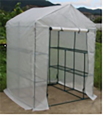 Cuadro de trabajo pesado de metal invernadero impermeable de plástico de ventilación para el crecimiento de plantas al aire libre