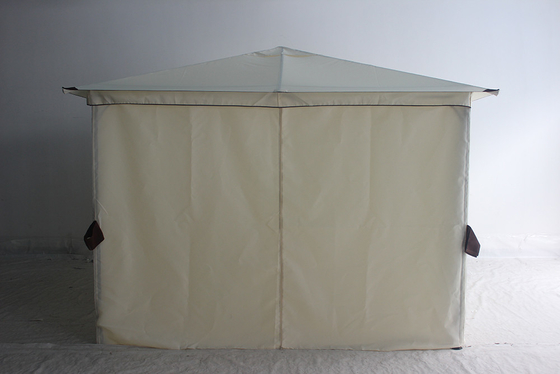 Marco de acero y tamaño del paquete 209*33*14.5cm 3.3*3.3M Tienda plegable de mirador para jardín