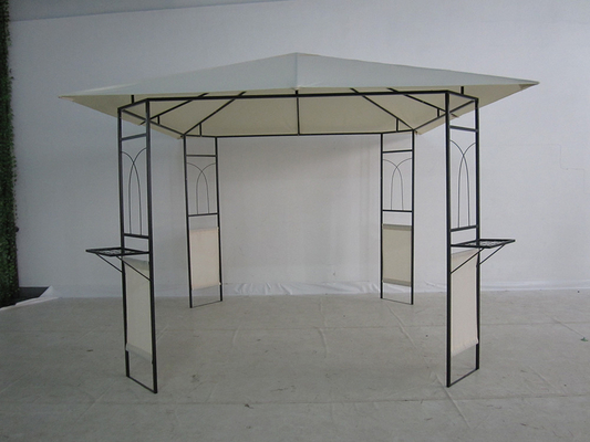 Casita de techo doble con cubierta exterior con diseño personalizable y acabado recubierto de PVC