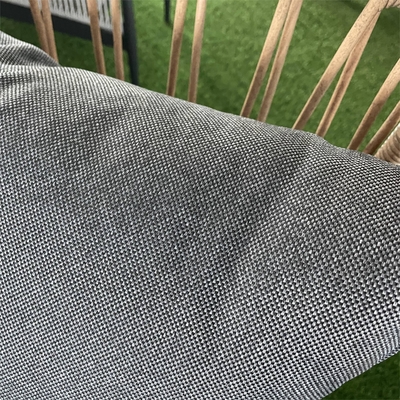Muebles de jardín modernos de aluminio Bistro Sofá de ratán Conjunto para cena de lujo