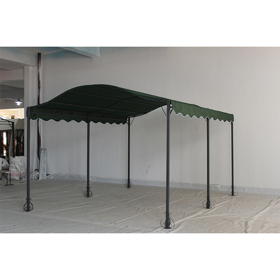 Cuadro de acero personalizable Canopy exterior con arco Sombra de jardín Pergola Pabellón Gazebo