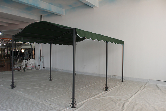 Cuadro de acero personalizable Canopy exterior con arco Sombra de jardín Pergola Pabellón Gazebo