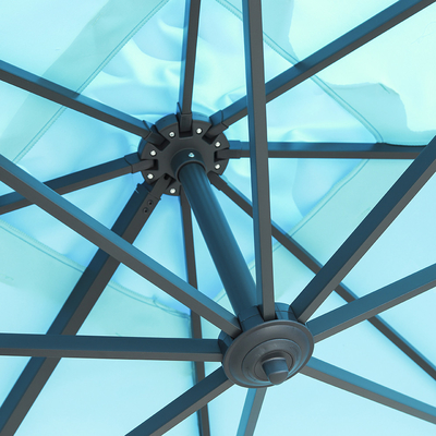 Canopy de protección solar colgante plegable para patio defset sombrilla de sombrilla contemporánea