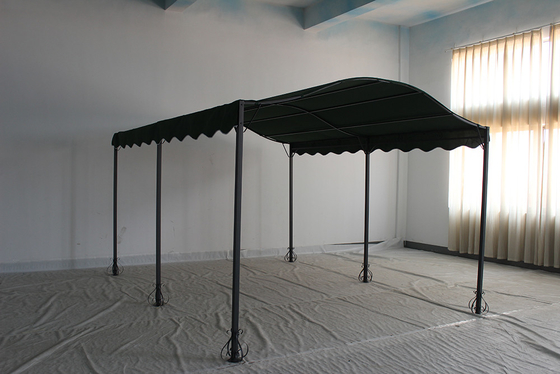Cuadro de acero personalizable Canopy exterior con arco Sombra de jardín Pergola Pabellón Gazebo