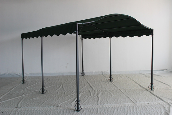 Cuadro de acero personalizable Canopy exterior con arco Sombra de jardín Pergola Pabellón Gazebo