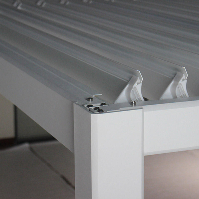 Pergola de aluminio para jardines al aire libre con sistema de techo impermeable