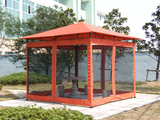 Arcos Jardín Pergola Tienda de aluminio al aire libre Galería con techo solar y marco de trabajo pesado