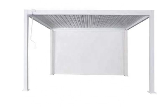 Cuadro de aluminio PERGOLA 3x4m Luxo moderno exterior Techo impermeable Metal jardín Pergola