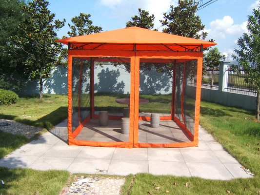 Arcos Jardín Pergola Tienda de aluminio al aire libre Galería con techo solar y marco de trabajo pesado