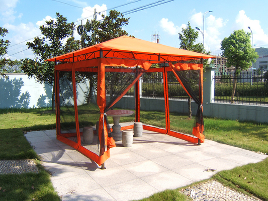 Arcos Jardín Pergola Tienda de aluminio al aire libre Galería con techo solar y marco de trabajo pesado