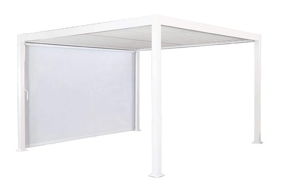 Cuadro de aluminio PERGOLA 3x4m Luxo moderno exterior Techo impermeable Metal jardín Pergola