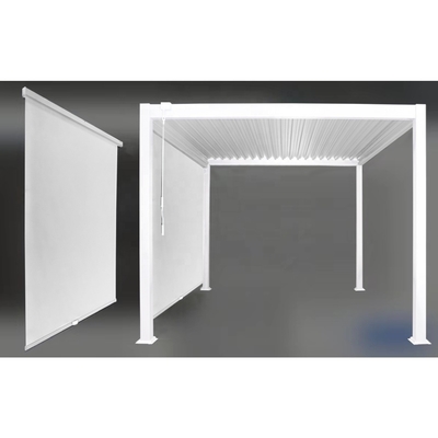 Pergola de aluminio resistente al agua 3x3m Pergola moderna para el jardín resistente al viento y al agua