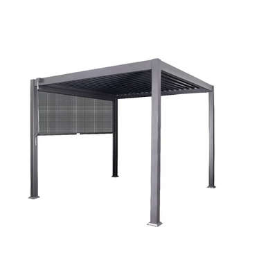 Pergola de aluminio resistente al agua 3x3m Pergola moderna para el jardín resistente al viento y al agua