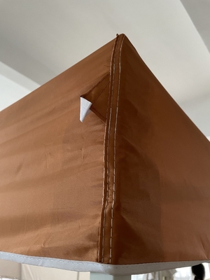 Cuadro de metal plegable de trabajo pesado de 3 * 3 m personalizado Gazebos de jardín con marco de acero