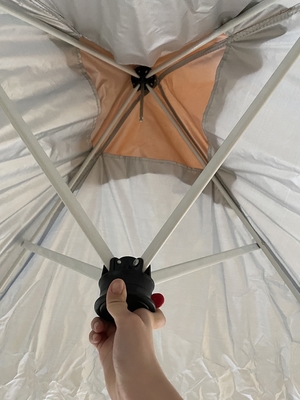 Cuadro de metal plegable de trabajo pesado de 3 * 3 m personalizado Gazebos de jardín con marco de acero