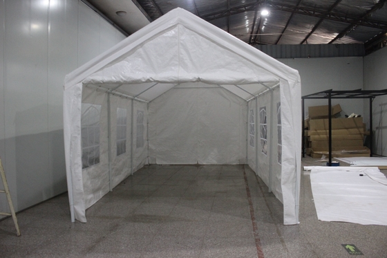 360*600*340cm Portable Gran Canopy a prueba de agua Tienda de garaje para automóviles al aire libre con marco recubierto de polvo