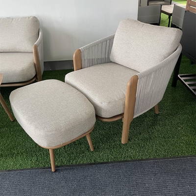 Cuadro de aluminio mesa de lujo Bistro Conjunto para muebles de jardín al aire libre Color personalizado