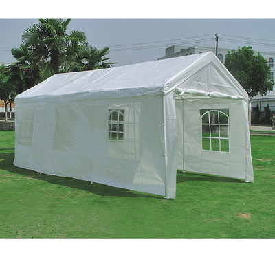 Tenda de canopy exterior sin revestimiento de vela con paredes laterales de ventanas CP002