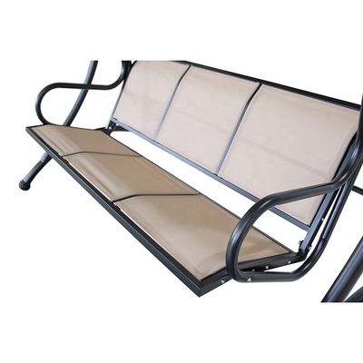 Silla de swing de patio de jardín moderno con dosel Pergola Gazebo cama con almohadilla al aire libre