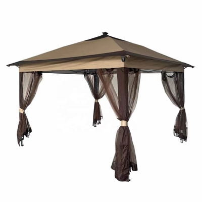 Tienda plegable de fachada con techo ascendente para transporte conveniente