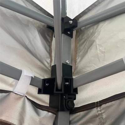 Tienda plegable de fachada con techo ascendente para transporte conveniente
