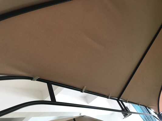 Canopy exterior de jardín 2.95*2.95*2.7M Diseño redondo Patio Gazebo para fiestas al aire libre