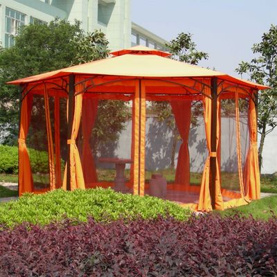 2.5*2.5*2.5M PVC Hexagonal Canopy de aluminio Tienda de mirador para actividades al aire libre en el jardín