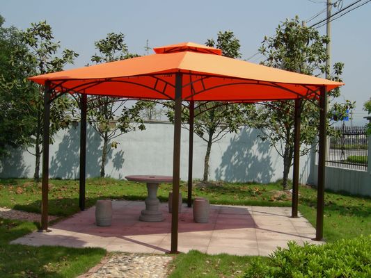 2.5*2.5*2.5M PVC Hexagonal Canopy de aluminio Tienda de mirador para actividades al aire libre en el jardín