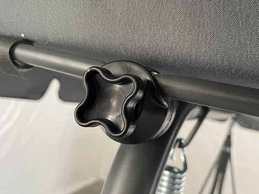 Tipo de metal Techo exterior colgante silla de cama colgante para 3 personas patio jardín
