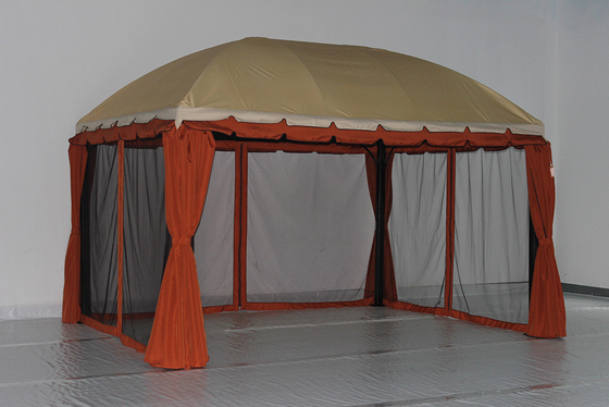Construcción de jardín de PVC Pavilón de madera Ensamblaje pérgola impermeable para parque al aire libre