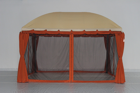 Construcción de jardín de PVC Pavilón de madera Ensamblaje pérgola impermeable para parque al aire libre