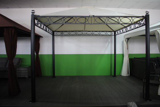 Puente de Pergolas Casa con dosel de aluminio Estructura de la casa impermeable Tienda de picnic refugio 3 * 3M