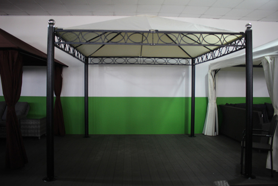 Puente de Pergolas Casa con dosel de aluminio Estructura de la casa impermeable Tienda de picnic refugio 3 * 3M