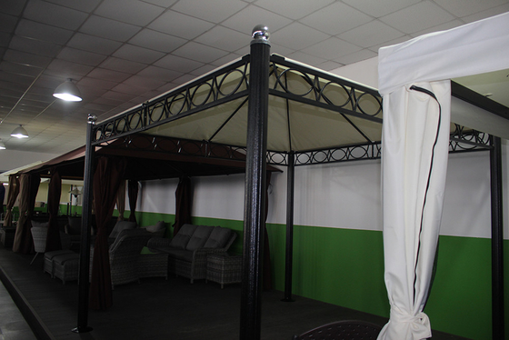 Puente de Pergolas Casa con dosel de aluminio Estructura de la casa impermeable Tienda de picnic refugio 3 * 3M