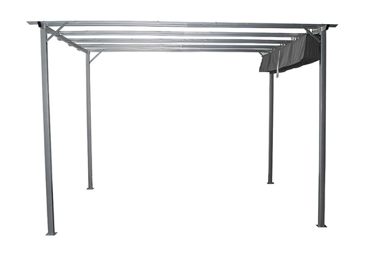 3*3.5*2.35M Adjunto a la casa Cuadro de aluminio blanco Canopy Barata Precios de toldo